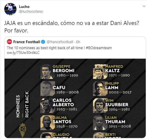 Dani Alves escándalo TWITTER