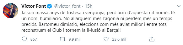 victor font twitter eleccions