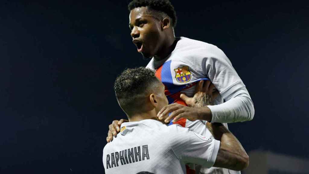 Ansu Fati salva del ridículo al Barça en la prórroga de la Copa / REDES