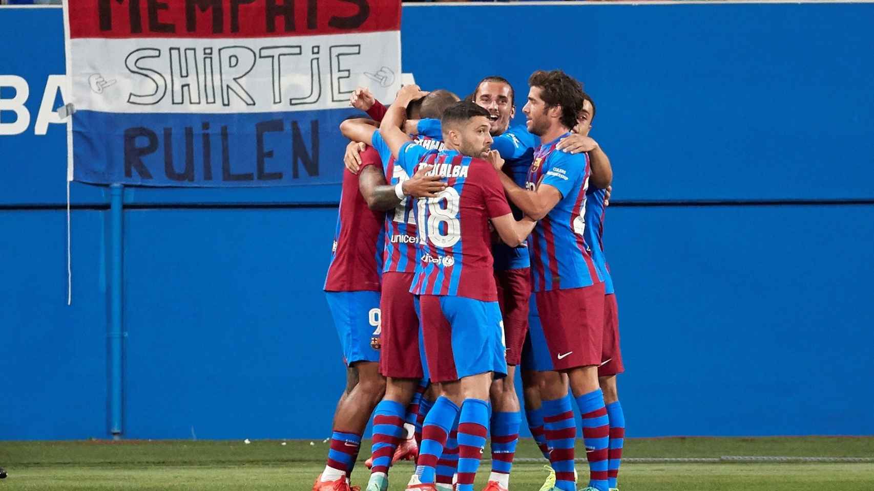 Los jugadores del Barça celebrando un tanto contra la Juventus / FC Barcelona