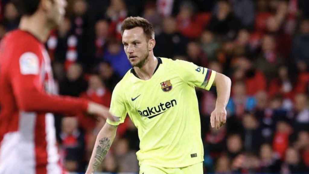 Una foto de Ivan Rakitic durante el partido ante el Athletic Club / INSTAGRAM