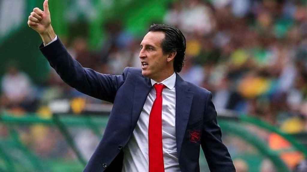 Una foto de archivo de Unai Emery, entrenador del Arsenal