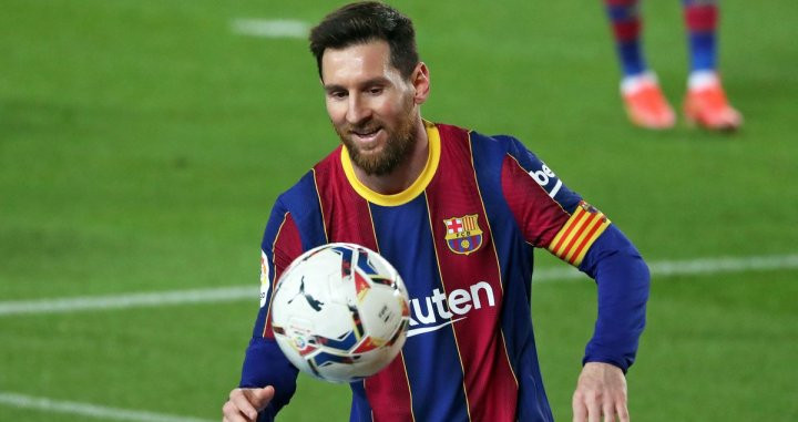 Leo Messi, en un partido con el Barça | EFE