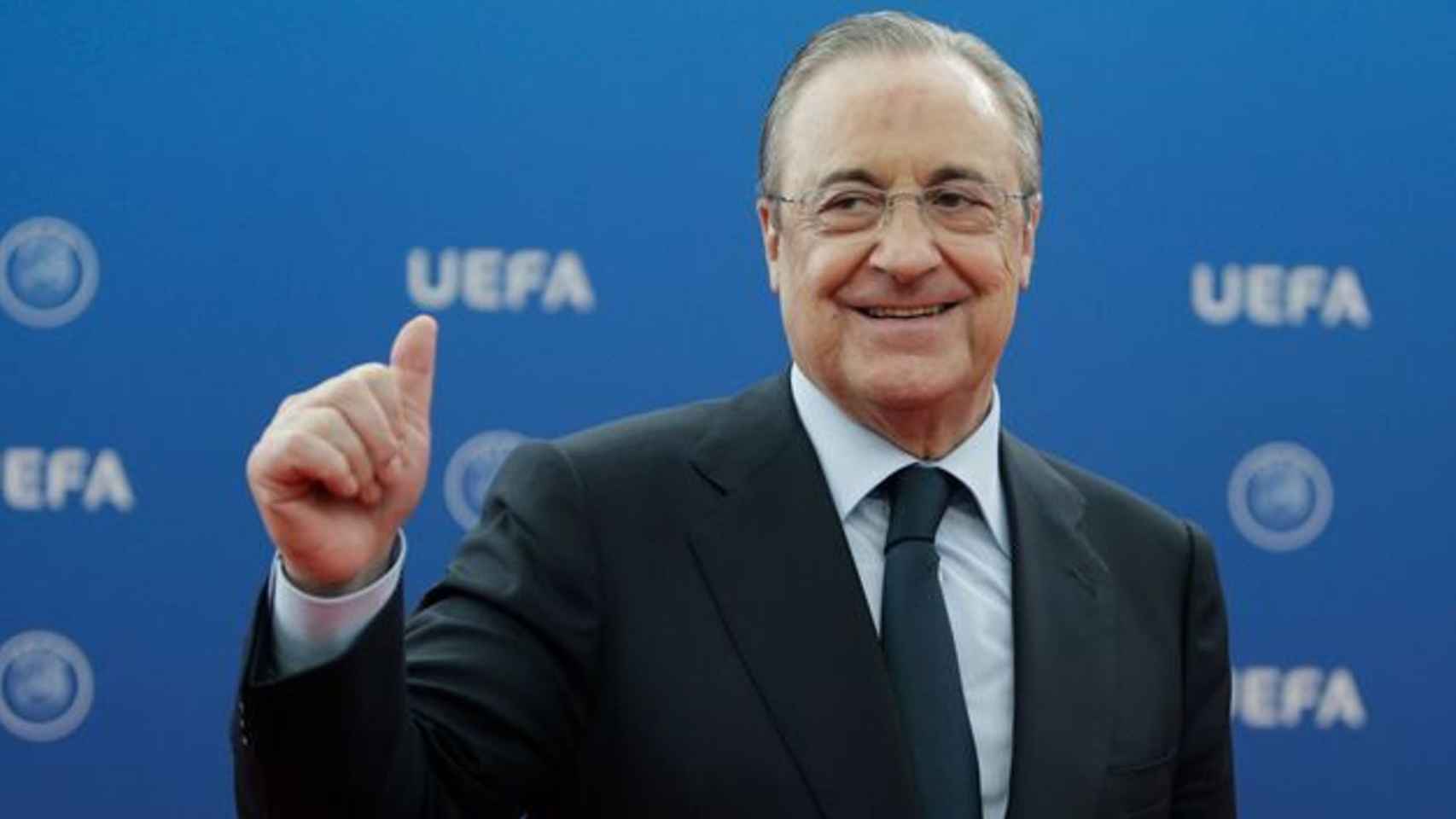 Florentino, durante una gala de la UEFA / EFE