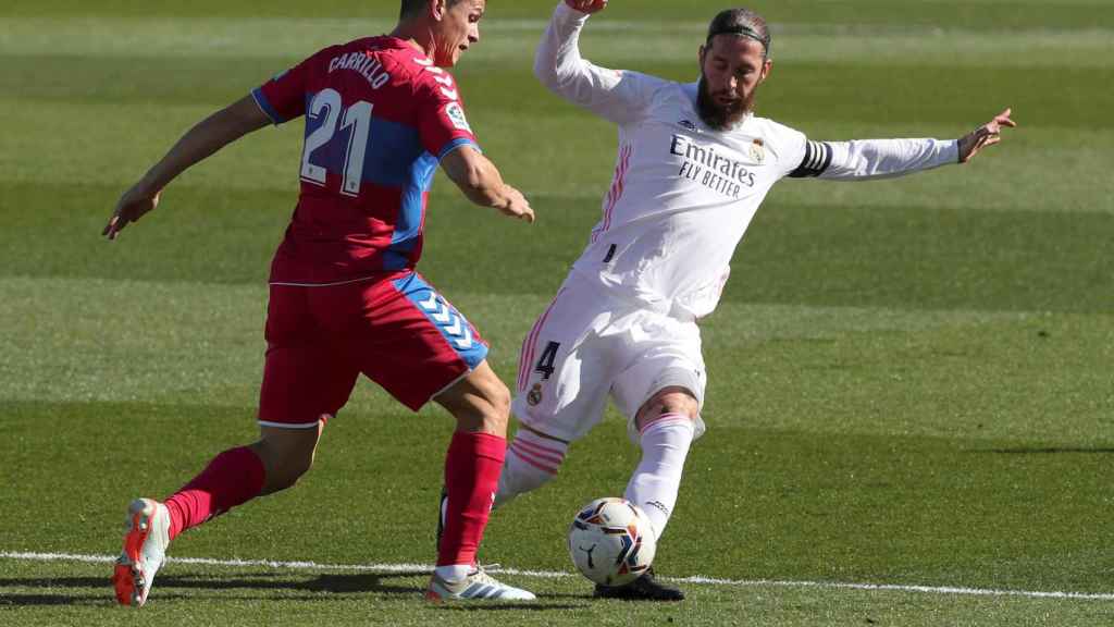 Sergio Ramos ha regresado al once tras su lesión ante el Elche / EFE