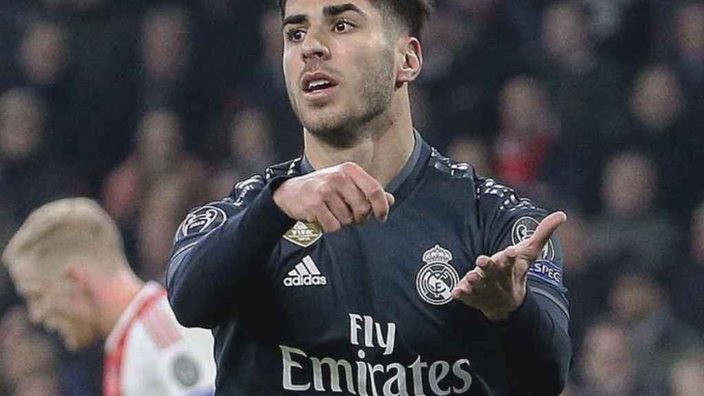 Una foto de Marco Asensio celebrando su gol ante el Ajax / INSTAGRAM