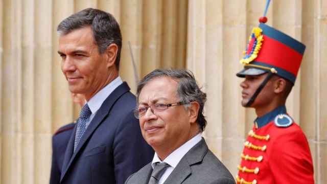 El presidente del Gobierno de España, Pedro Sánchez, y el de Colombia, Gustavo Petro / EFE