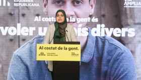 La diputada de ERC Najat Driouech, que se defiende de los insultos racistas recibidos por militantes de Junts