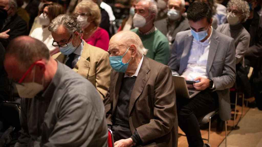 El 'expresident' Jordi Pujol, en un acto en Barcelona esta semana / EP