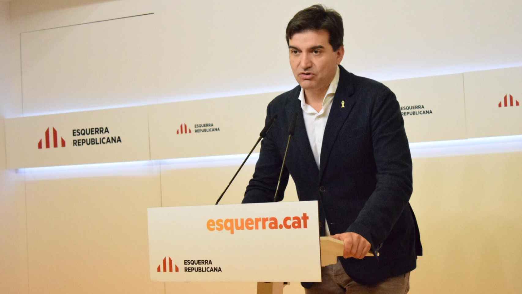 Sergi Sabrià, tras la reunión de la dirección de ERC de este lunes / @Esquerra_ERC