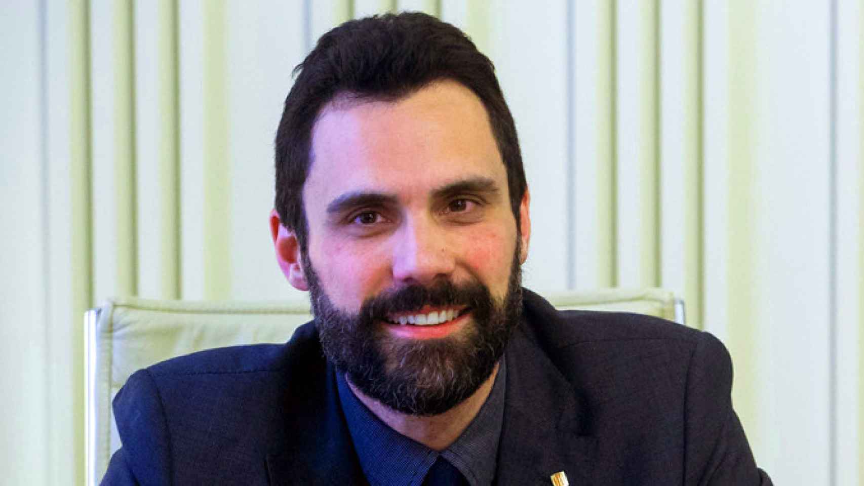 El presidente del Parlament de Cataluña, Roger Torrent, y dirigente de Esquerra Republicana / EFE