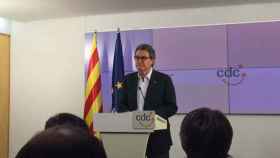 Artur Mas, en la rueda de prensa previa al congreso de CDC.