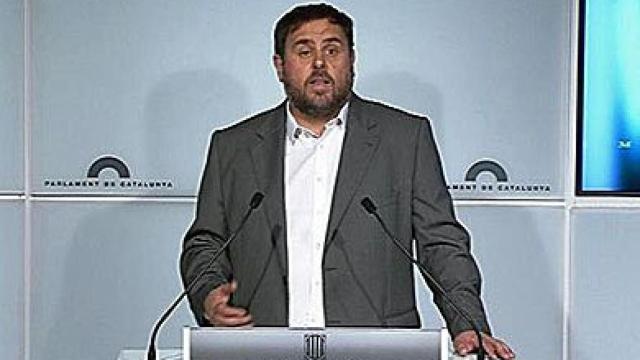 El líder de ERC, Oriol Junqueras