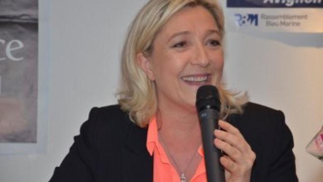 La líder del Frente Nacional francés, Marine Le Pen