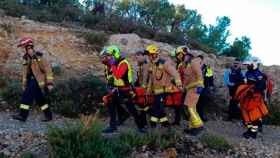 Rescate del excursionista herido en Sitges / BOMBERS