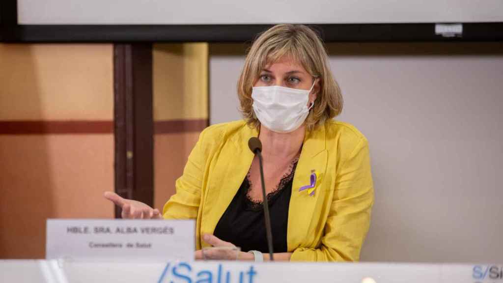 La 'consellera' de Salud del Govern, Alba Vergés / EP