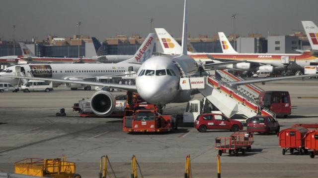 Una foto de archivo del servicio de handling de Iberia