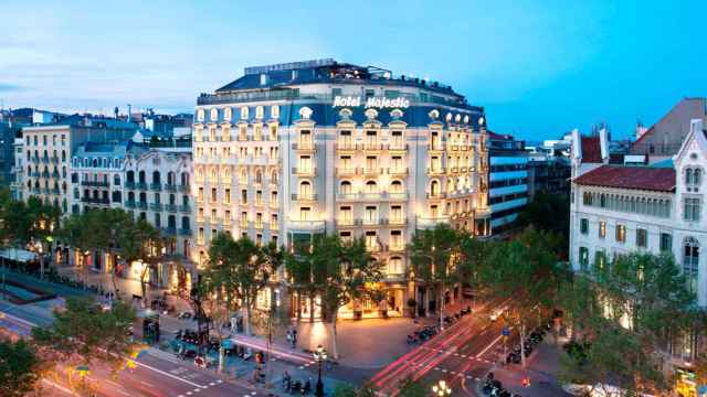Fachada del Hotel Majestic, situado en el paseo de Gracia de Barcelona / Cedida