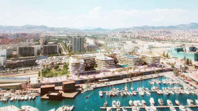 Recreación digital del hotel Hard Rock Barcelona, cuya apertura estaba prevista en 2022 / HRH