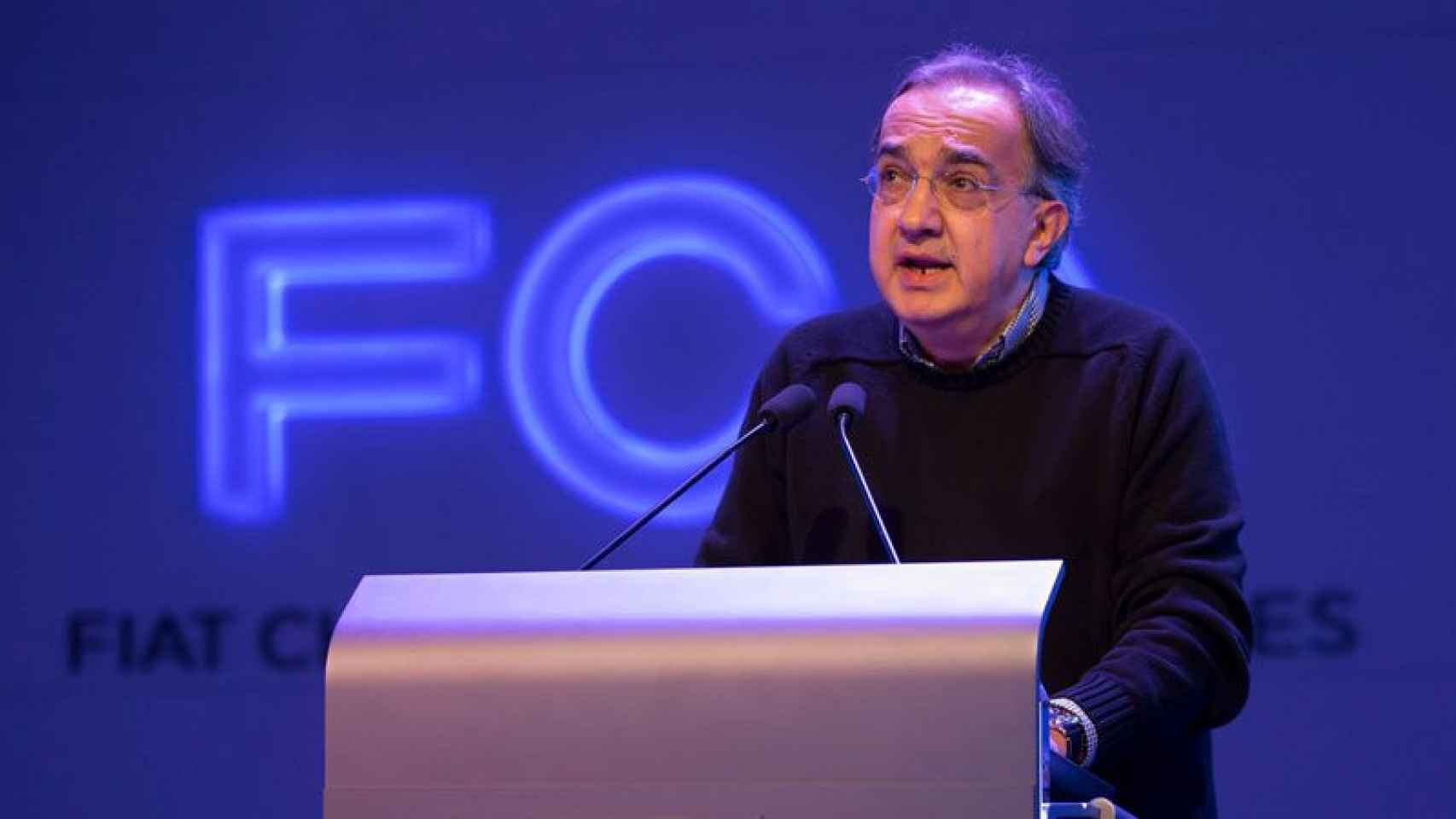 Sergio Marchionne, el principal ejecutivo de Fiat Chrysler Automobiles en una imagen de archivo