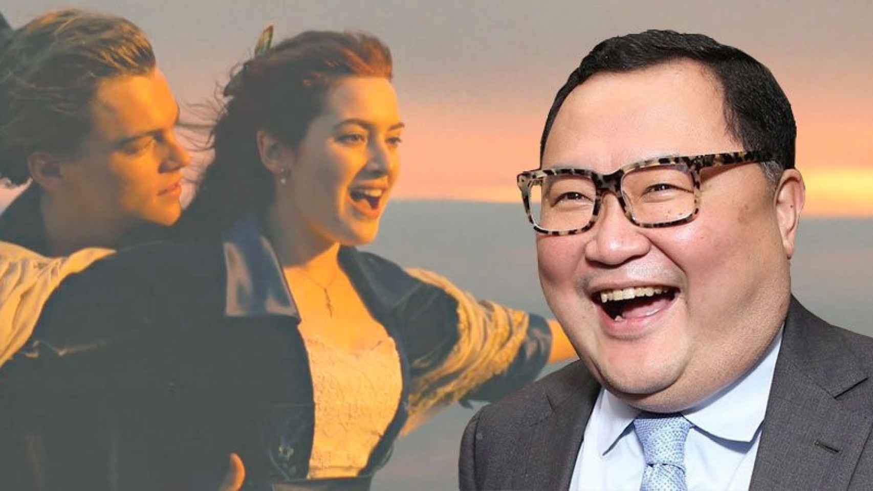 El magnate chino Bruno Wu sobre DiCaprio y Winslet, protagonistas de 'Titanic'.