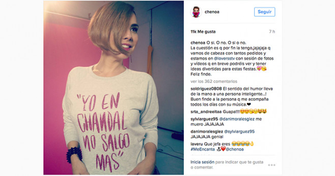 chenoa camiseta bisbal