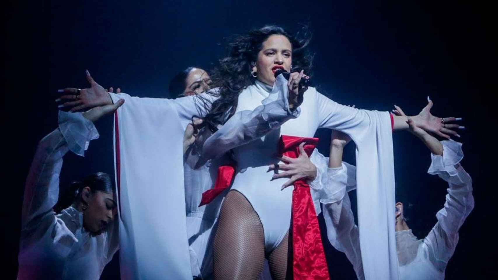 Imagen de Rosalía en concierto /EUROPA PRESS