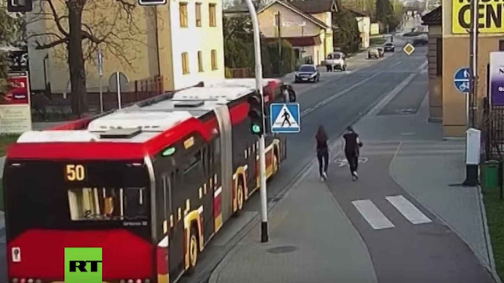 Una foto de las dos amigas paseando momentos antes del incidente