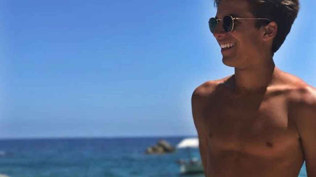 Riqui Puig en uno de sus días de verano