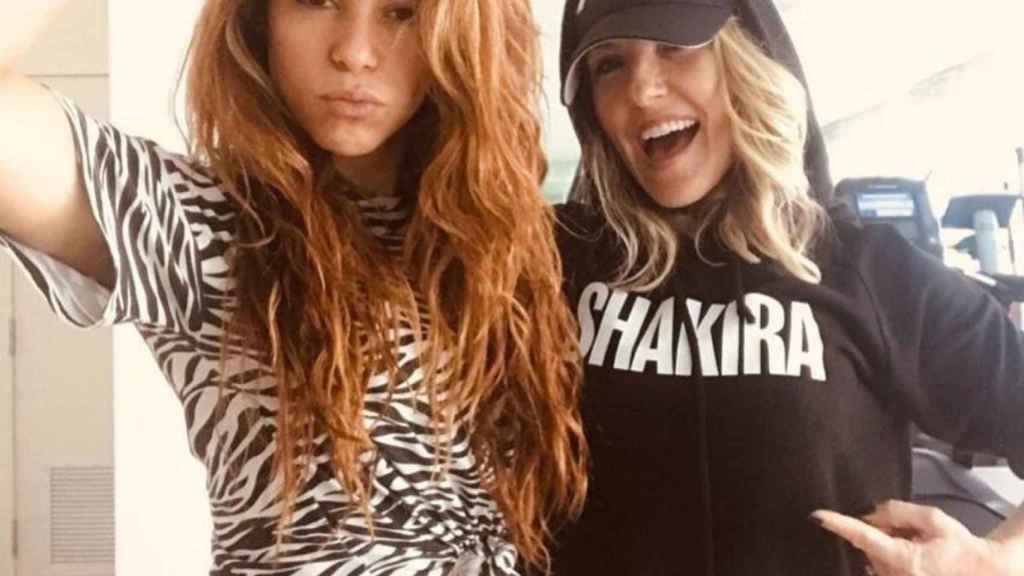 Shakira entrena con Anna Kaiser