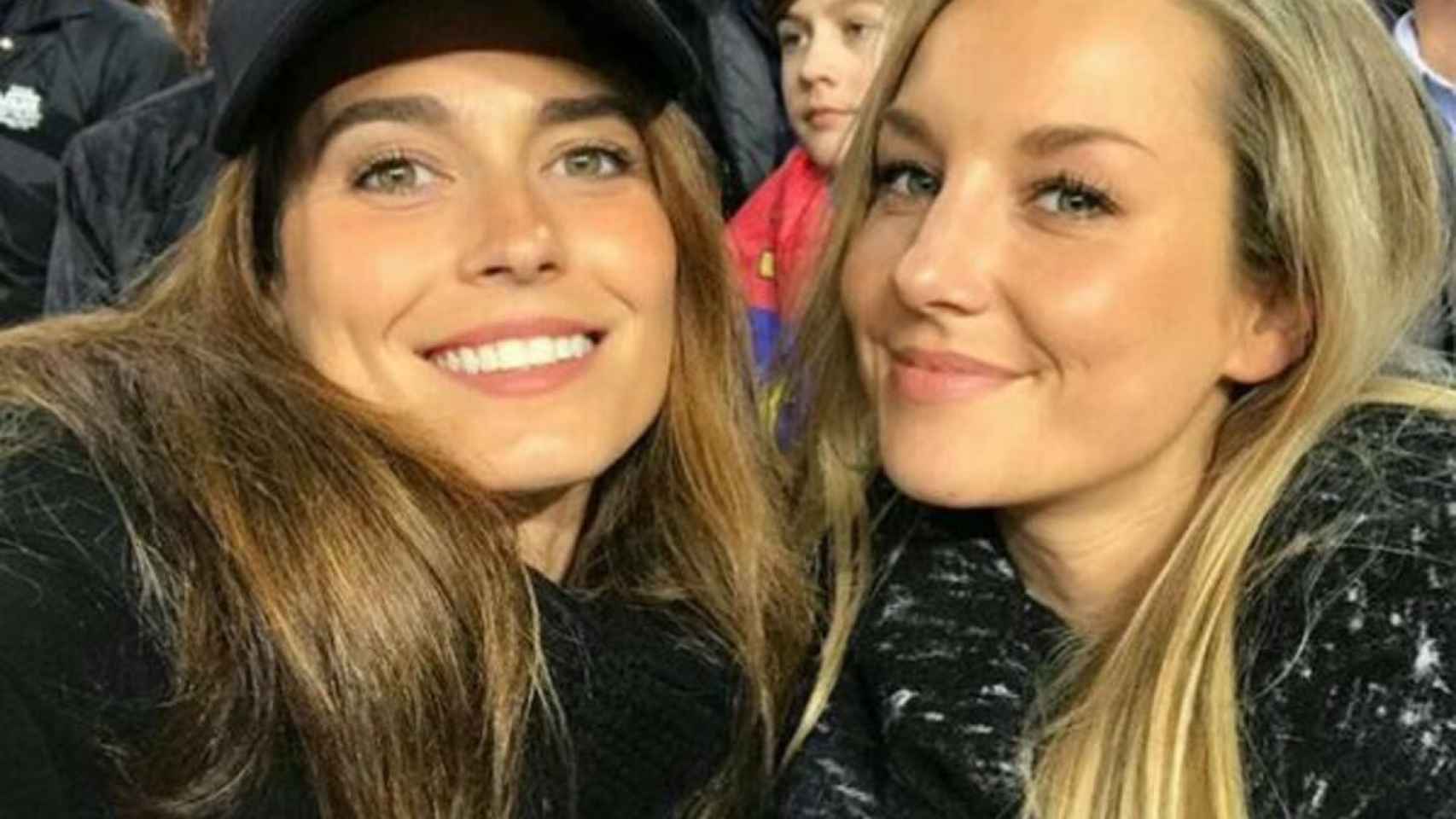 Daniela Jehlé y Coral Simanovich en un partido del Barça