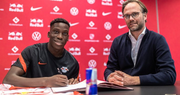 Ilaix Moriba presentado como nuevo jugador del RB Leipzig / RB Leipzig