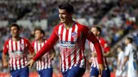 Álvaro Morata celebra un gol del Atlético de Madrid / EFE