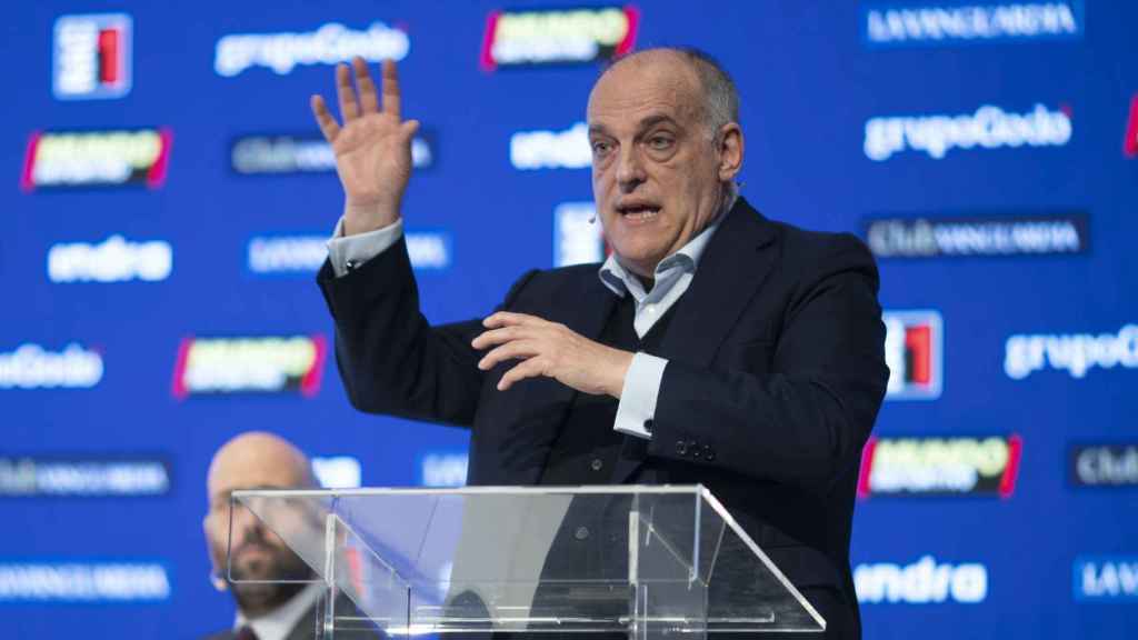 Javier Tebas participa en un foro sobre el fútbol europeo / EFE