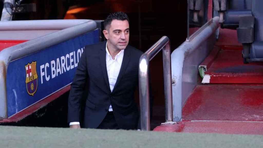 Xavi entra al vestuario del Barça con nuevas normas / FCB