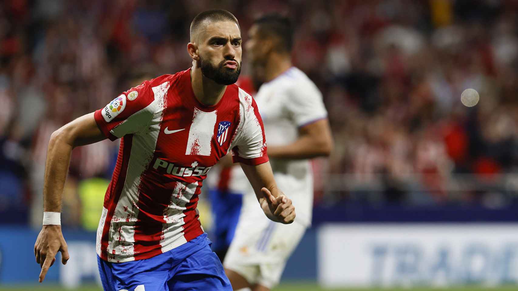 Yannick Carrasco, autor del gol de la victoria del Atlético de Madrid contra el Real Madrid / EFE