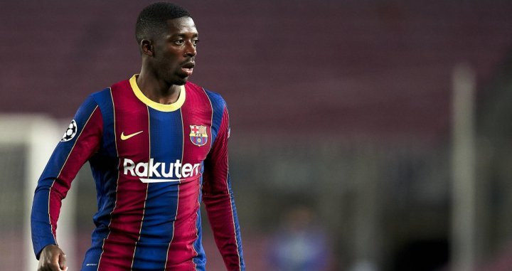 Ousmane Dembelé, en un partido con el Barça | EFE