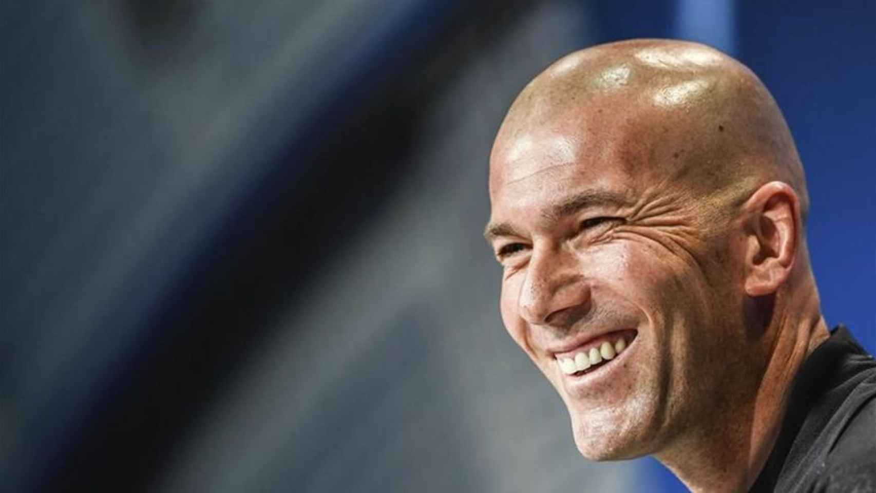 Una foto de Zinedine Zidane, entrenador del Real Madrid / Twitter