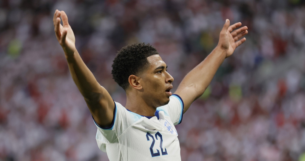 Jude Bellingham, celebrando el gol marcado con Inglaterra ante Irán / EFE