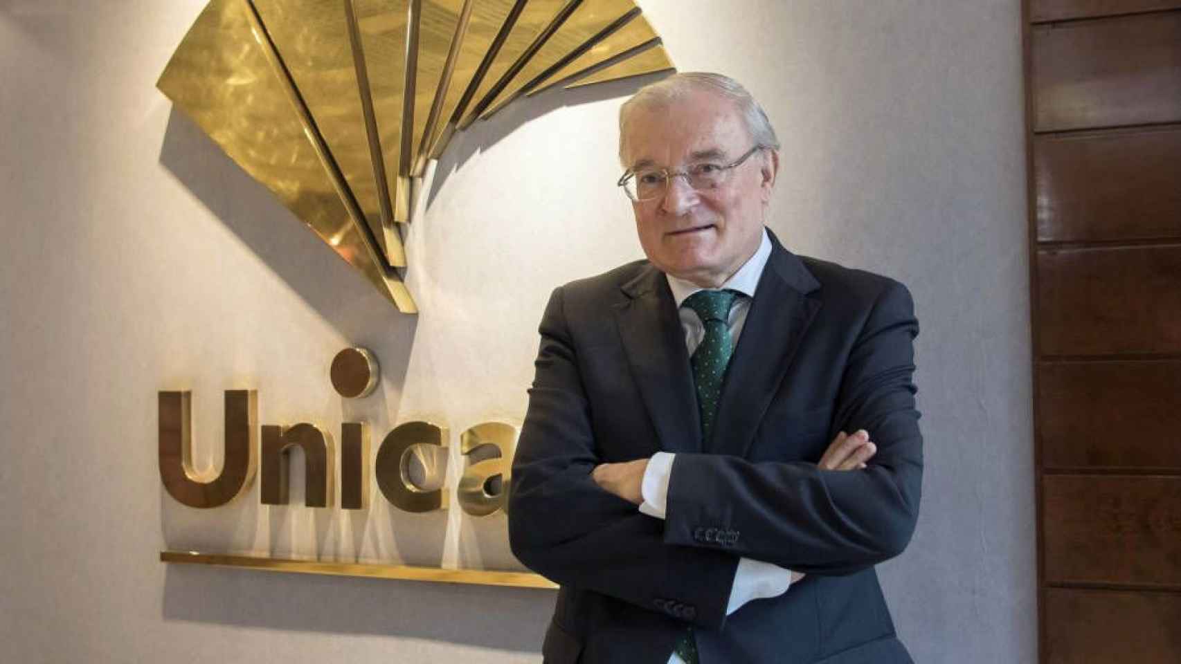 El presidente de Unicaja, Manuel Azuaga, en una imagen de archivo / EFE