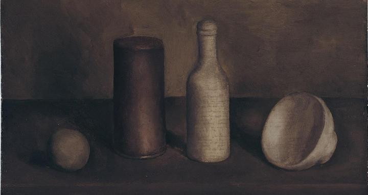 Naturaleza muerta’ (1924), propiedad del Museo Morandi de Bolonia.  GIORGIO MORANDI, VEGAP, BILBAO, 2019