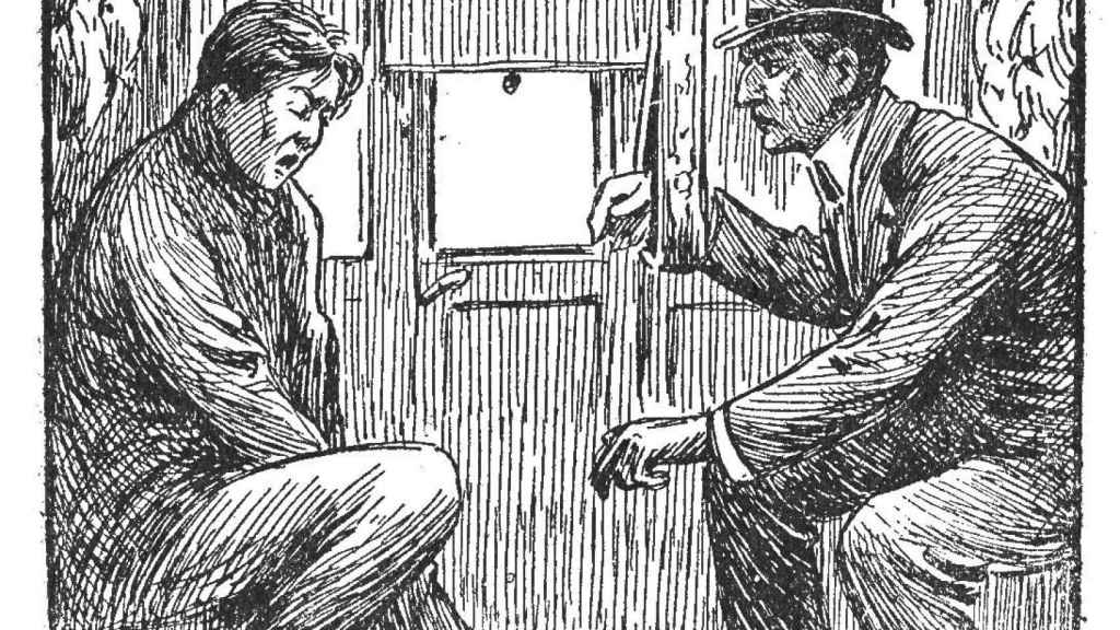 Una de las ilustraciones de Alfred Roloff para las historias apócrifas de Sherlock Holmes