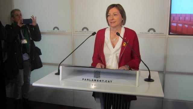 Carme Forcadell, expresidenta del Parlamento catalán / EUROPA PRESS