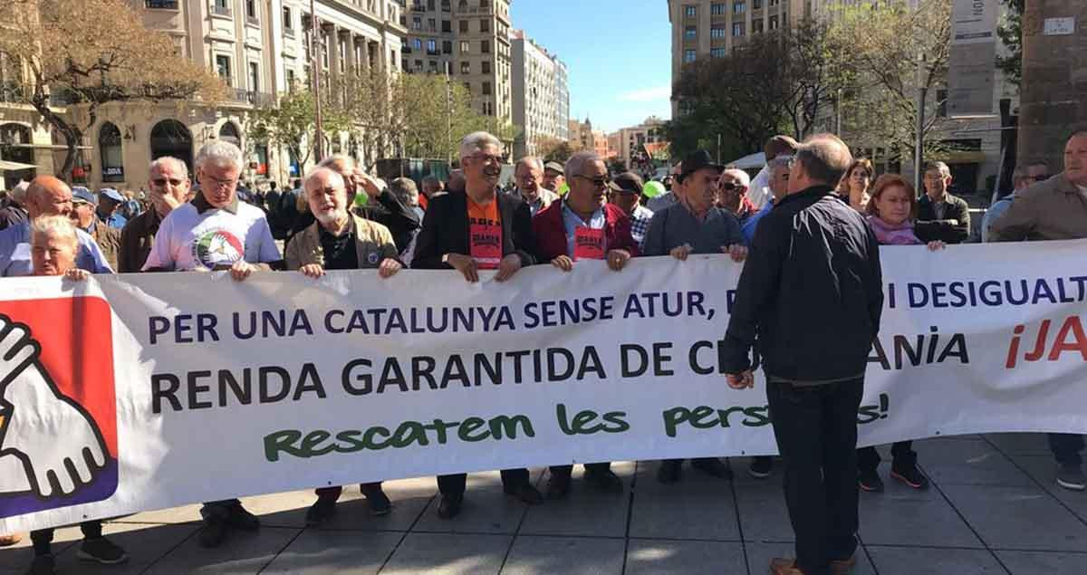 Concentración para denunciar la mala gestión de la Renta Garantizada de Ciudadanía / CG