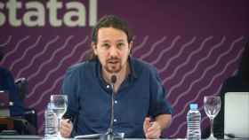 Una foto de Pablo Iglesias durante el Consejo Ciudadano Estatal de Podemos / Europa Press