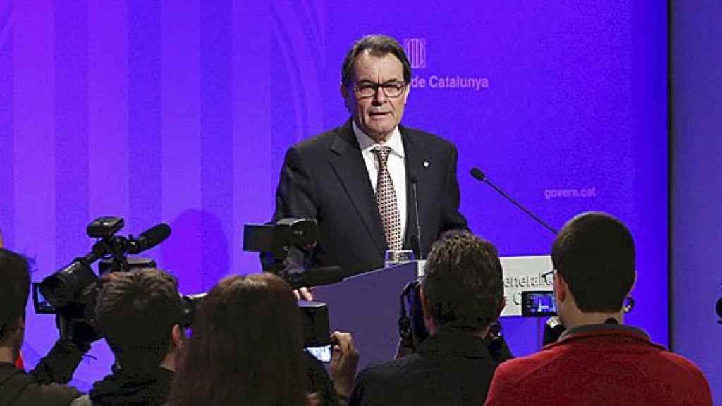 El presidente de la Generalitat, Artur Mas