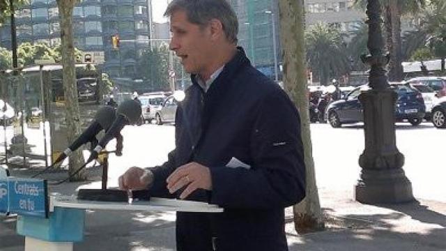 El presidente del grupo del PP en el Ayuntamiento de Barcelona, Alberto Fernández Díaz