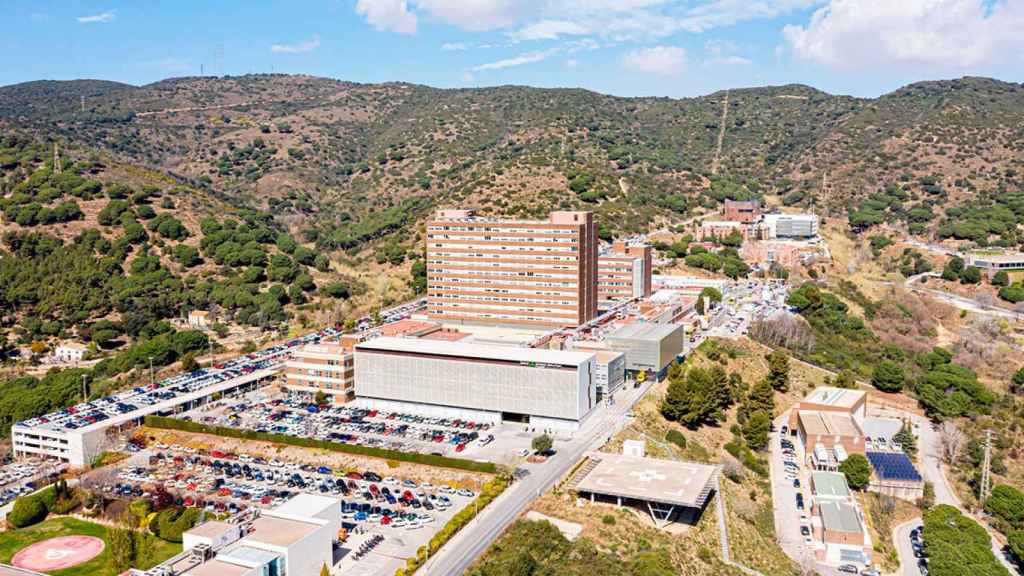 Imagen aérea del Hospital de Can Ruti, en Badalona, que crecerá en la vecina Alella / Cedida