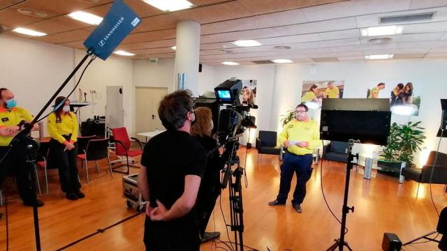 Antoni Encinas, aún gerente del SEM, durante un acto en la sede de Emergencias / Gencat