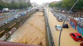 Imágenes de la riera en Terrassa tras las lluvias